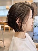 本八幡×オーガニックカラー×抜け感ボブ