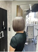 くびれヘアアプリコットオレンジハイライトカラーブルーカラー