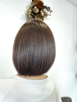 黒髪/クラゲヘアー/オリーブグレー/小顔/ココアベージュ［稲毛］