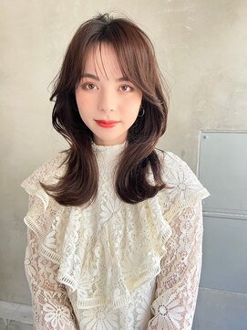 アルテ(ARTE) 【ARTE表参道/青山】モテ髪ミディアム×透明感カラー