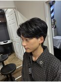 すっきりめセンターパート