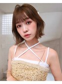 お洒落なレイヤーカット韓国ボブレイヤーボブ渋谷タッセルボブ