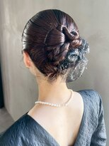 アルバム 銀座(ALBUM GINZA)&nbsp;ロング大人ガーリーおくれ毛前髪カット_ba575333