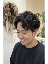 フゥカ 類家店(fuka)&nbsp;八戸メンズパーマ　ニュアンスパーマ　ツイストスパイラル