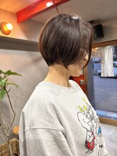 クルミ(kurumi) 丸みのあるショートボブ