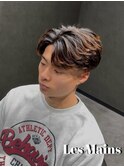 メンズフェザーパーマ