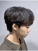 シャドウパーマ　韓国風パーマ　ルーズパーマ