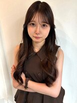 アンニュ(annuy) 韓国ヘア ダークブラウン 20代 透明感カラー 髪質改善 レイヤー