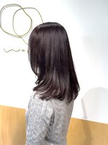 ワッカ(wacca)&nbsp;セミロング　ピンクブラウン　ゆる巻き　質感調整