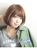 ナチュラル可愛いショートボブ◎小顔ショート