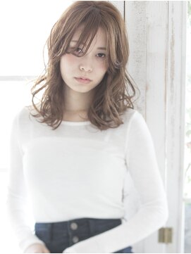 シャンプー 本店(SHAMPOO) 目にかかる前髪がセクシーなリラクシーセミディ