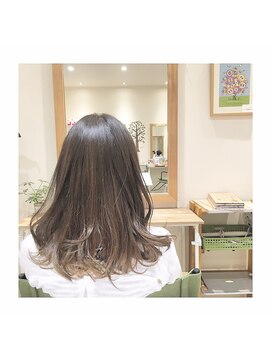 ナノハナ 鹿沼で唯一本格ヘッドスパが出来る美容室　グラデーションカラー