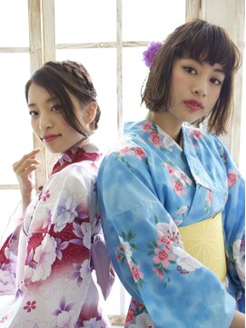 ネオリーブアオバ 高田馬場店(Neolive aoba) 浴衣着付け/ヘアアレンジ/ルーズ/髪かざり 高田馬場
