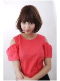 美顔効果なスッキリエアリーショートボブ
