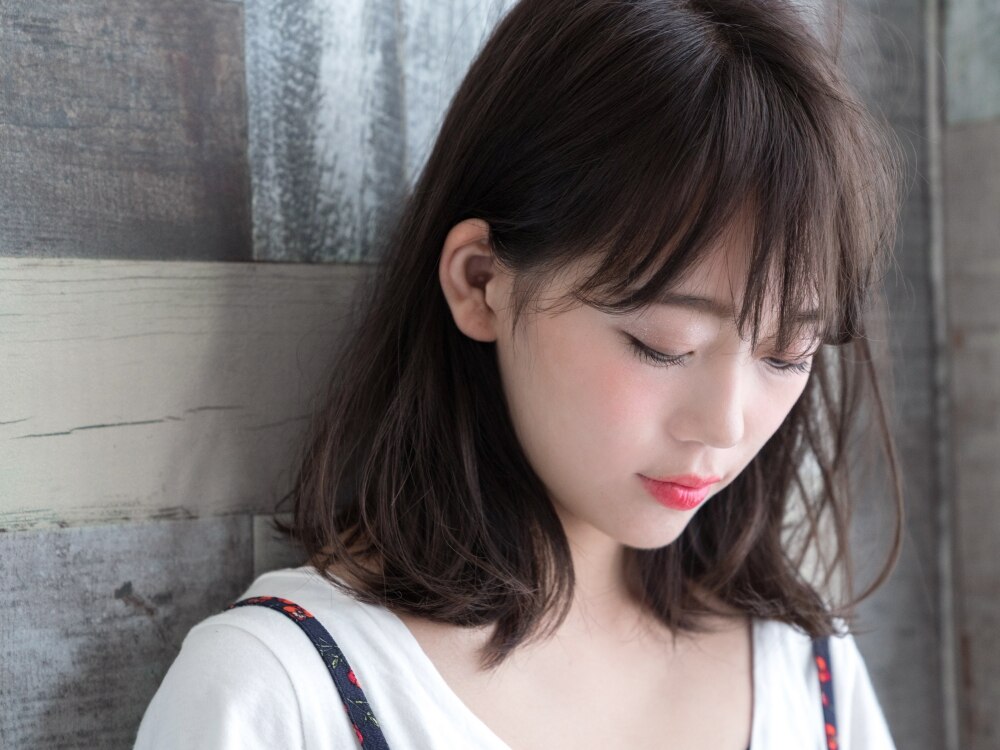 明るく染まる白髪染め☆イチゴカラーリタッチ(2cm以内)  +カット￥7900☆