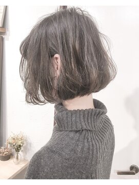 ヘアーアンドアトリエ マール(Hair&Atelier Marl) 【Marl】ラベンダーベージュのふんわりボブ♪