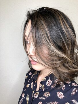 ページボーイ スモーキーベージュバレーヤージュ