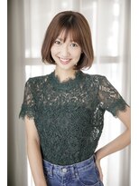 アフロディーテ ギンザ 秋葉原店(APHRODITE GINZA)&nbsp;切りっぱなしボブ/エアリーロング/美髪/ピンクブラウン/秋葉原