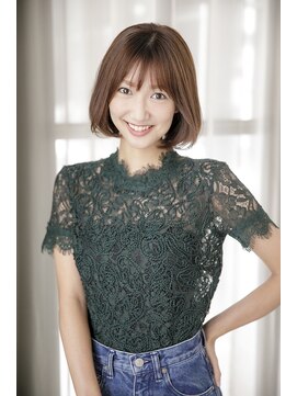 アフロディーテ ギンザ 秋葉原店(APHRODITE GINZA) 切りっぱなしボブ/エアリーロング/美髪/ピンクブラウン/秋葉原