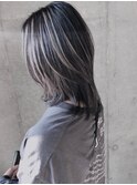 バレイヤージュカラー×グレーシルバー