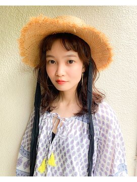 ヤード(YARD) 【YARD大阪】大人カワイイニュアンスパーマ/マロンベージュ