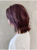 ウルフレイヤー_オリーブカラーハイライトカラー_ba241921