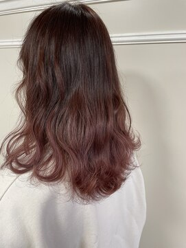 ヘアースタジオ ドゥドゥ(Hair Studio DoDo) グラデーションピンク