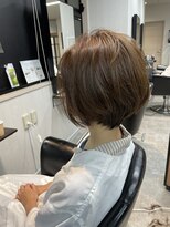 アフィックス ヘア 水天宮前店(affix hair)&nbsp;大人ボブ×イヤリングカラー
