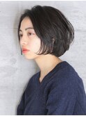 スタイリング簡単＊前上がりボブ