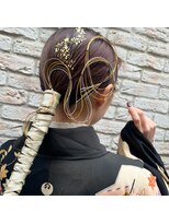 お着物におすすめ♪華やかな着物アップスタイル