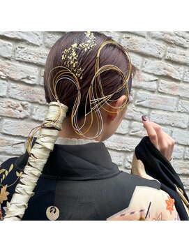 ヘアメイクサロン シャルメ(Hair Make Salon CHARMER) お着物におすすめ♪華やかな着物アップスタイル