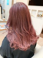 ウル(uLu.)&nbsp;【韓国ヘア】ピンクカラー/顔周りカット