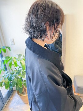 メルト 吉祥寺(melt) *高塚*大人可愛いボブ切りっぱなしくるくるパーマくせ毛風パーマ