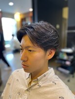 グッドマン バーバーショップ センリ(goodman barbar shop SENRI) センターパートナチュラルパーマ