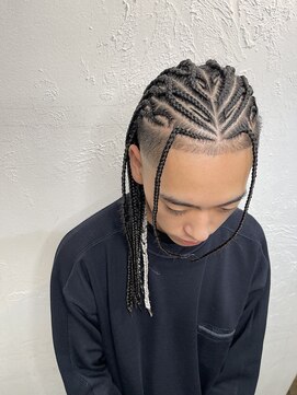 ヘアサロン エフ 渋谷(F) デザインコーンロウ