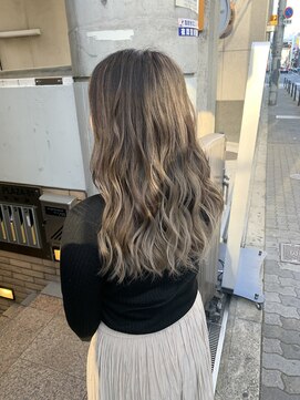 ラフ 難波店(LAFF) #黒髪#ボブルフ#ネビージュ#小顔#ワンレン