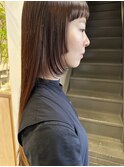 艶ロング♪髪質改善レッドブラウン