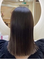 松本平太郎美容室 銀座パートフォー(PART4) きりっぱなし ヌーディーベージュ ◎20代 30代