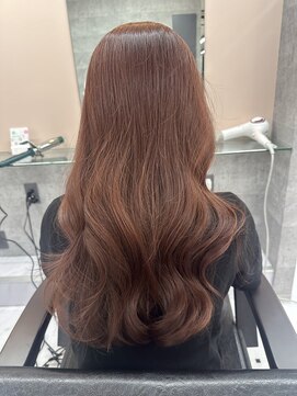 シュシュ(chou chou) ピンクーベージュ[聖蹟桜ヶ丘駅/イメチェン/韓国巻]