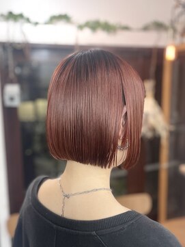 リッカ(RICCA) 【ダブルカラー】ミニボブ×ウォームブラウン