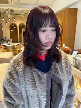 マーシィ(MARCIE) 【natsumi】ラベンダーカラー×ハッシュレイヤーカット