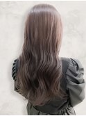 20代30代40代柔らかピンクブラウンゆるふわカール