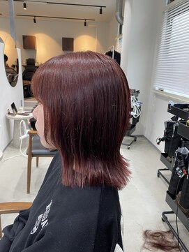 グラフ 立川(Graph.) ブリーチなしダブルカラー Aujua髪質改善トリートメント