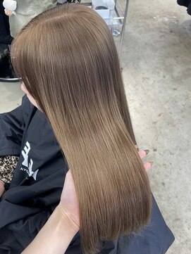 ペレ 栄店(PELE) くびれヘア/アプリコットオレンジ/夏のヘアアレンジ/栄