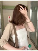 【stylist田島】ブリーチなしダブルカラー/柔らかベージュ