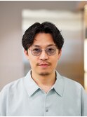 大人メンズセンターパートショートパーマ