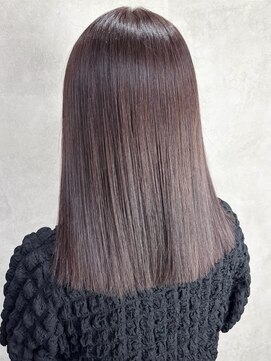 ルノン(LUNON) 暗めカラーグランマッシュデザインカラーフェイスフレーミング