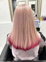 ロア 熊本(LOA)&nbsp;ピンクベージュ×ピンクエンドカラー　10代20代30代40代