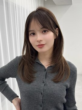 アマトウキョウスマートサロン(AMA TOKYO×Smart Salon) くびれレイヤー/顔まわりカット/レイヤーカット/小顔ヘア