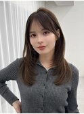 くびれレイヤー/顔まわりカット/レイヤーカット/小顔ヘア